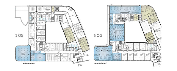 Grundrisse Rosenthalerstr. 1.OG & 5.OG