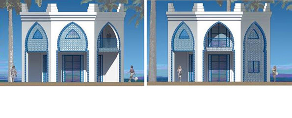 Bungalows Fassadenansichen