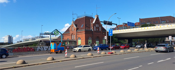 S-Bahnhof Heidelberger Platz, Berlin. 2018