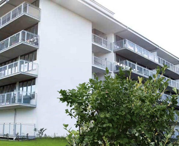 Ansicht Wohnhaus Wohnen 50+