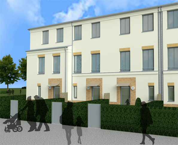 Neubau 16 Reihenhäuser (8 + 8 RH), Wildau, 2018
